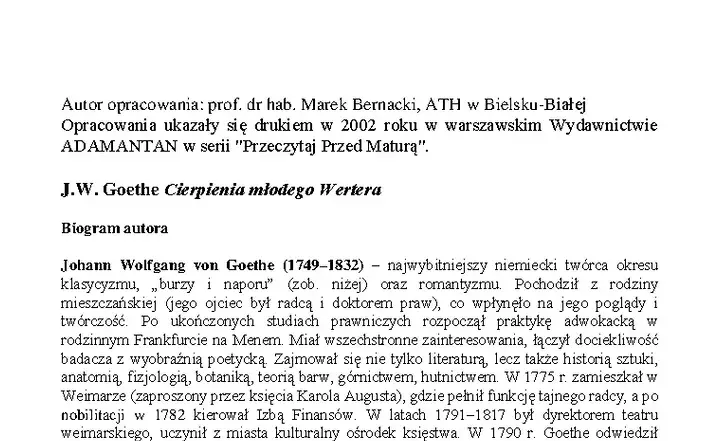 Namiętności w literaturze: Co mówią o nas Werter i Wokulski?