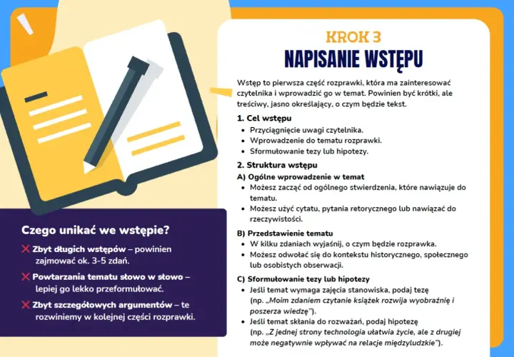 Literatura uczy życia: Jak napisać rozprawkę krok po kroku?