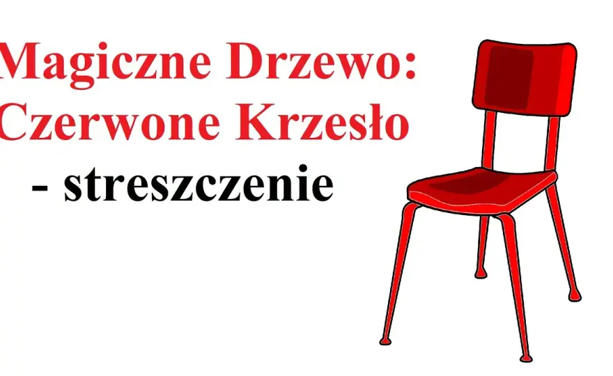 Czerwone krzesło recenzja. Czy warto? Magia, która wciąga!