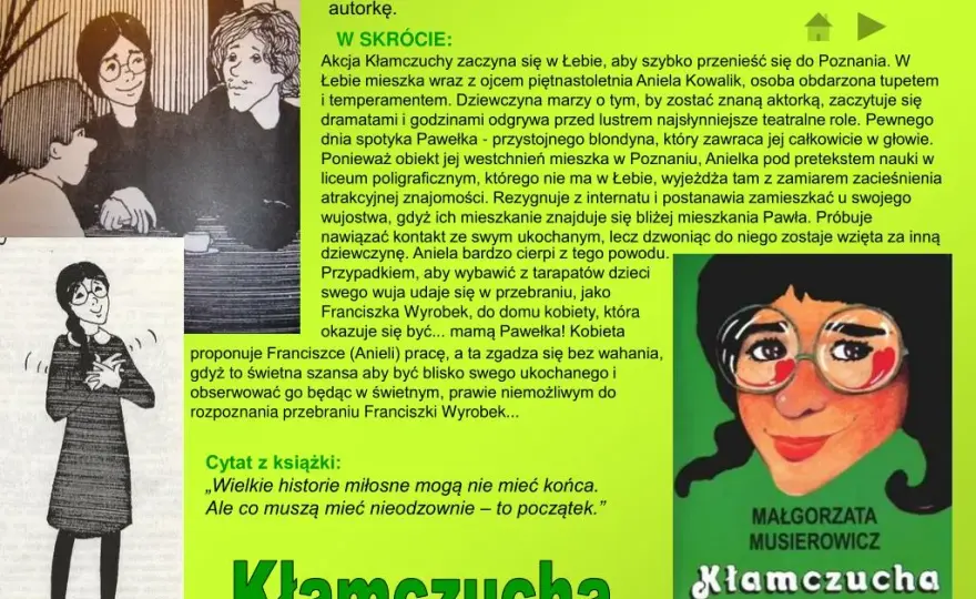 Tajemnica "Kłamczuchy" i "Kwiatu kalafiora": Autorka Małgorzata Musierowicz
