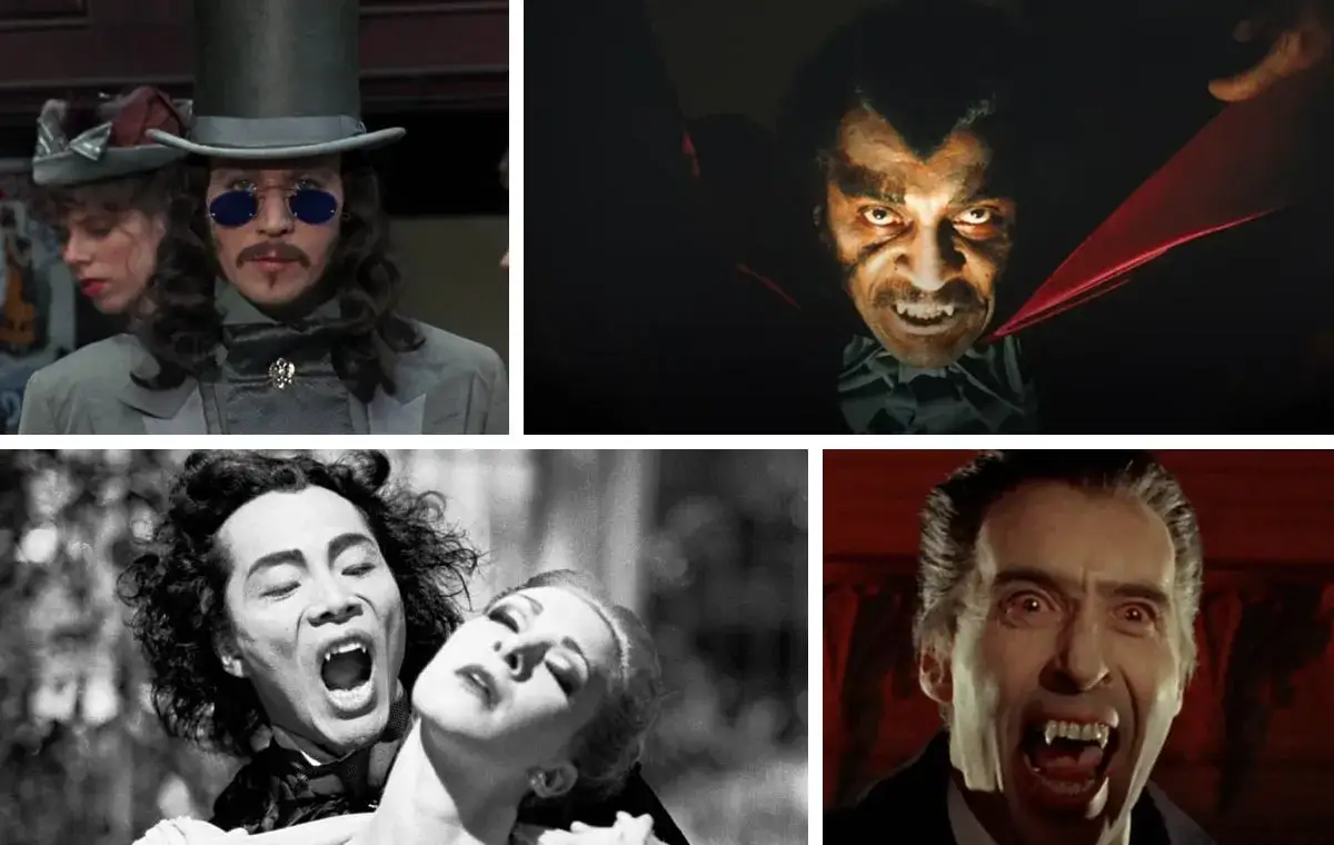 Dracula adaptacje filmowe kolaż