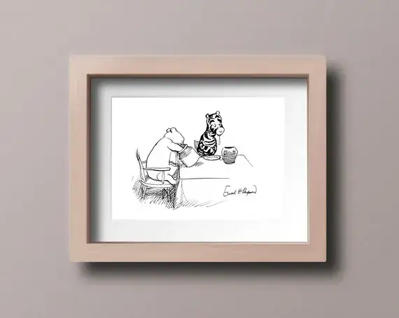E. H. Shepard ilustracje Kubuś Puchatek