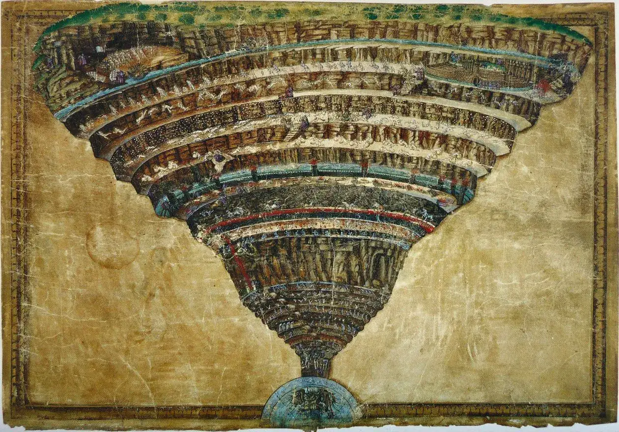 Boska Komedia Piekło Dante ilustracje