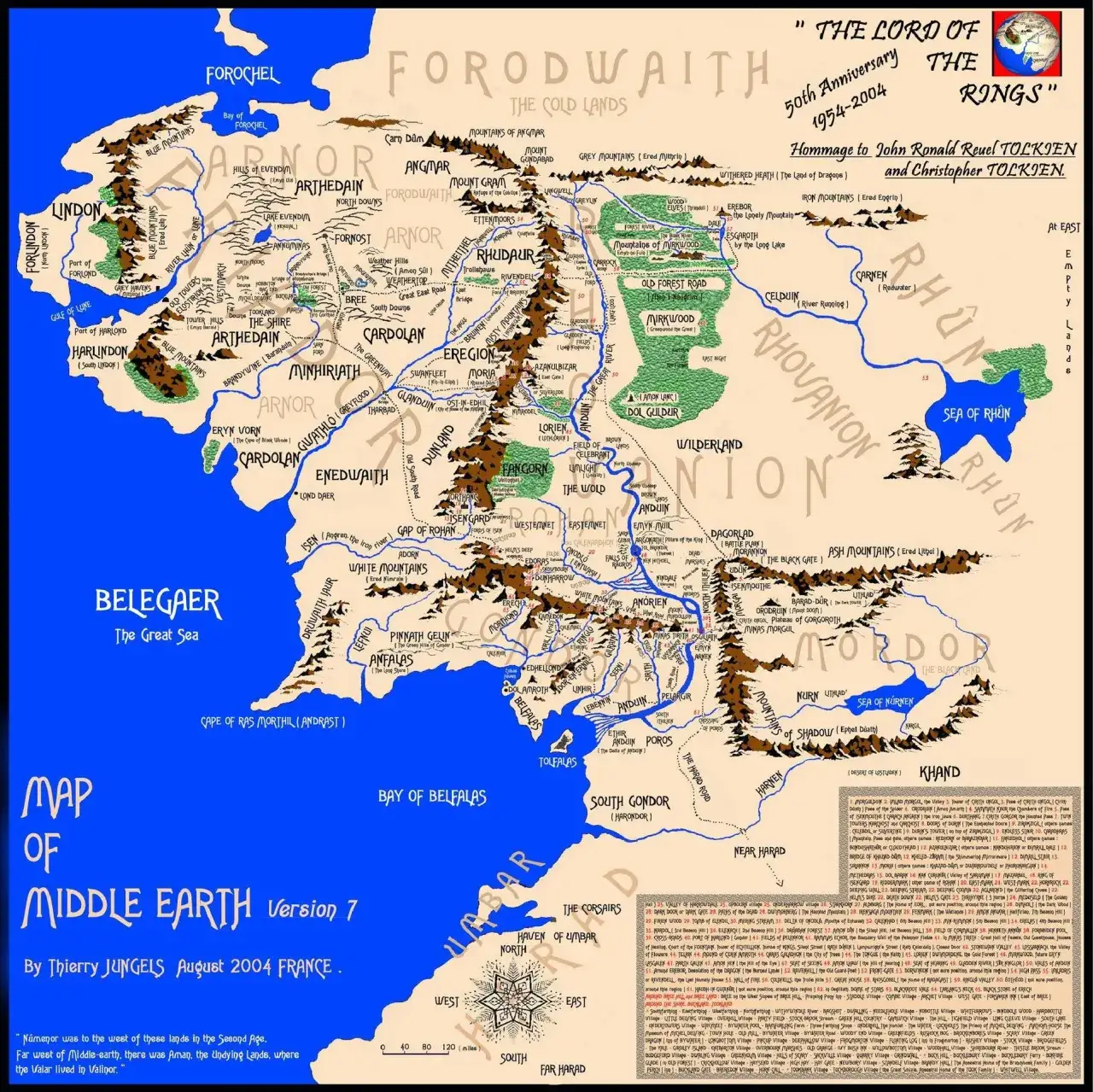 Mapa Śr&oacute;dziemia